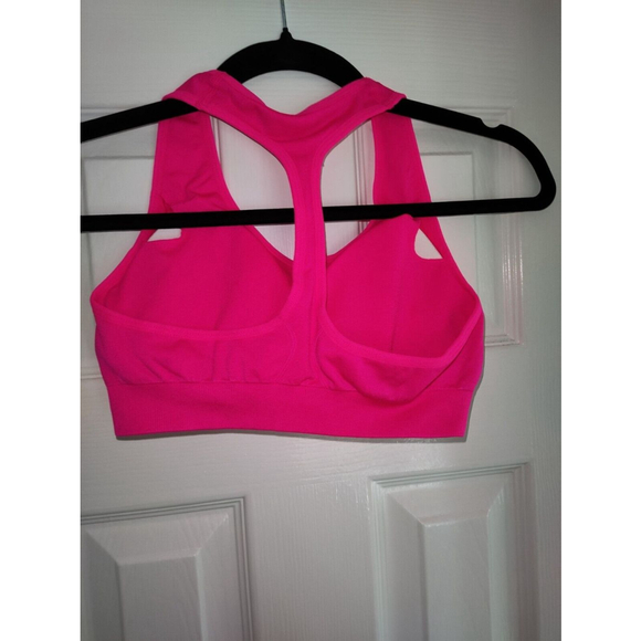 New Women's Small Sports Bra Hot Pink Removable Pads Rough River - Picture 2 of 6